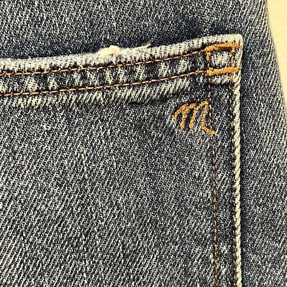Madewell Blue High Rise Ankle Length The Mom‎ Jeans Size 28 NWT - Picture 9 of 12